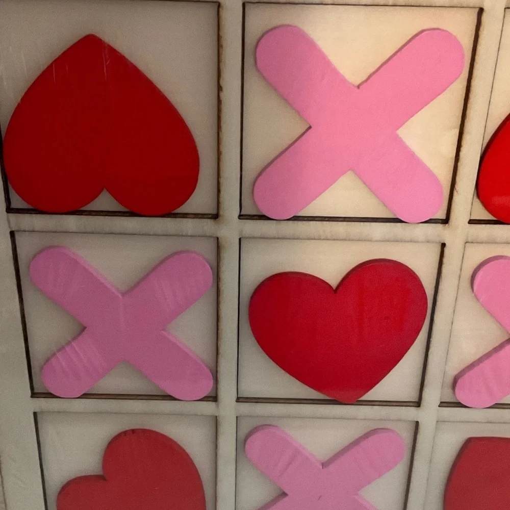 Colorful Wooden Tic-Tac-Toe Game for Kids